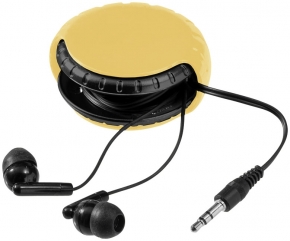 Słuchawki douszne Windi z opakowaniem na kabel